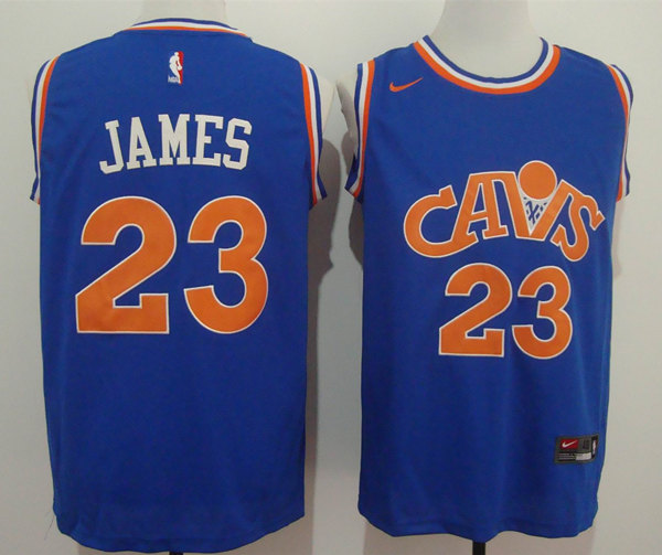 Men's Cleveland Cavaliers Active Player Custom Blue Stitched Basketball Jersey